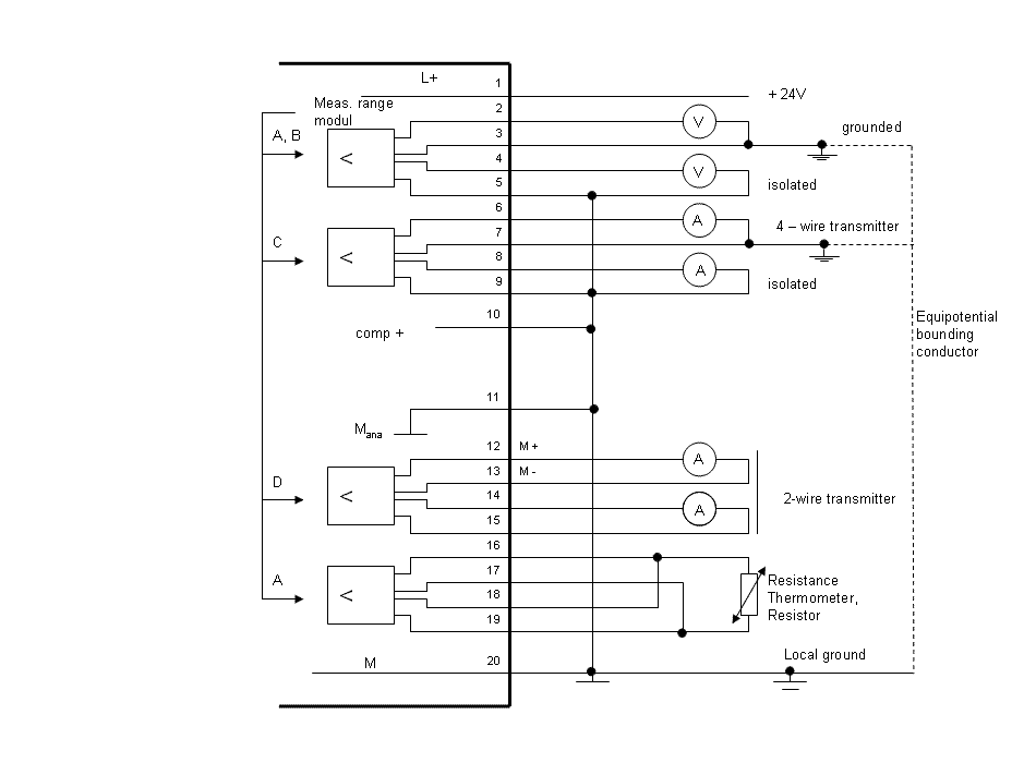 6es7522 5hh00 0ab0 схема подключения