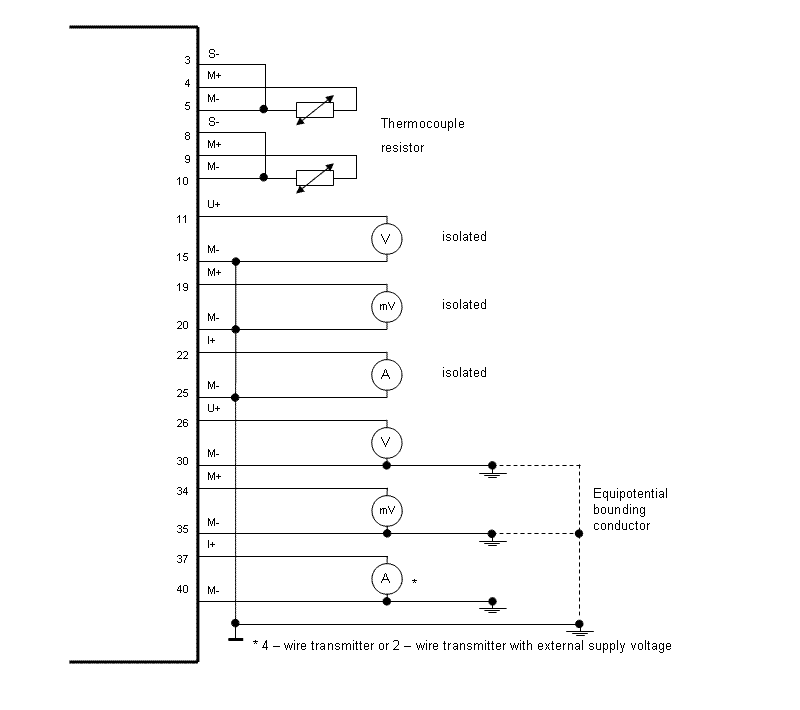 6es7331 7kf01 0ab0 схема подключения