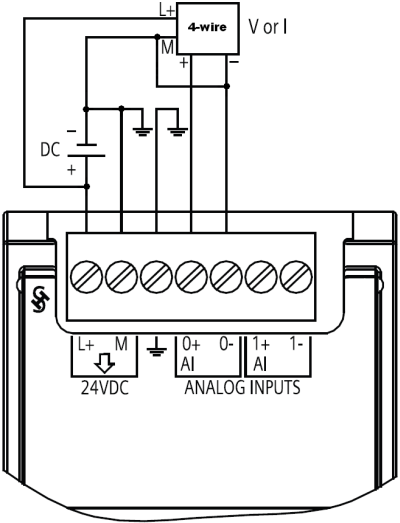 Siemens s1200 схема подключения